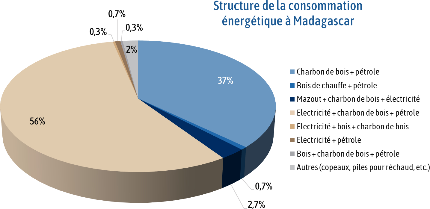 Structure de la consommation énergétique à Madagascar