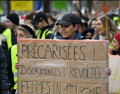 manifestation contre les inegalites