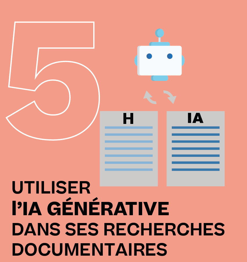 Cinquième partie : Utiliser l'IA générative dans ses recherches documentaires.